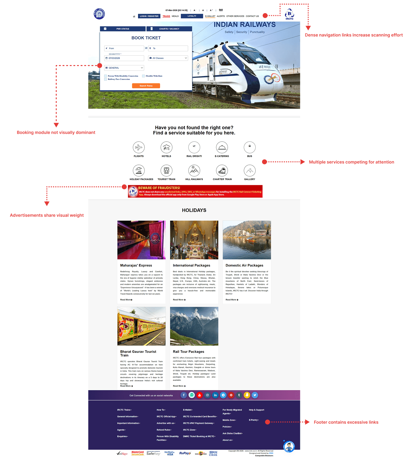 Homepage Audit