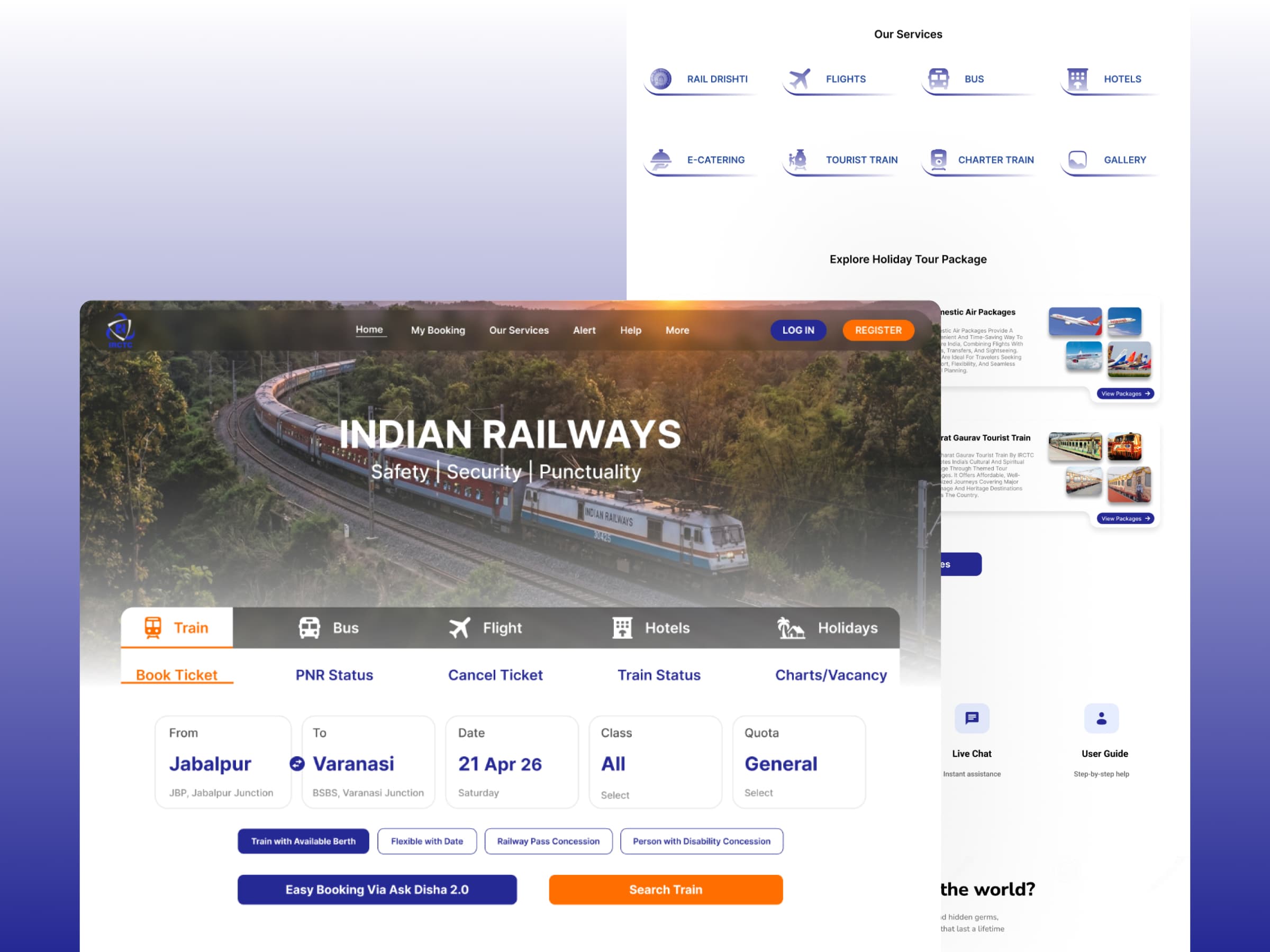 IRCTC Booking Experience Redesign